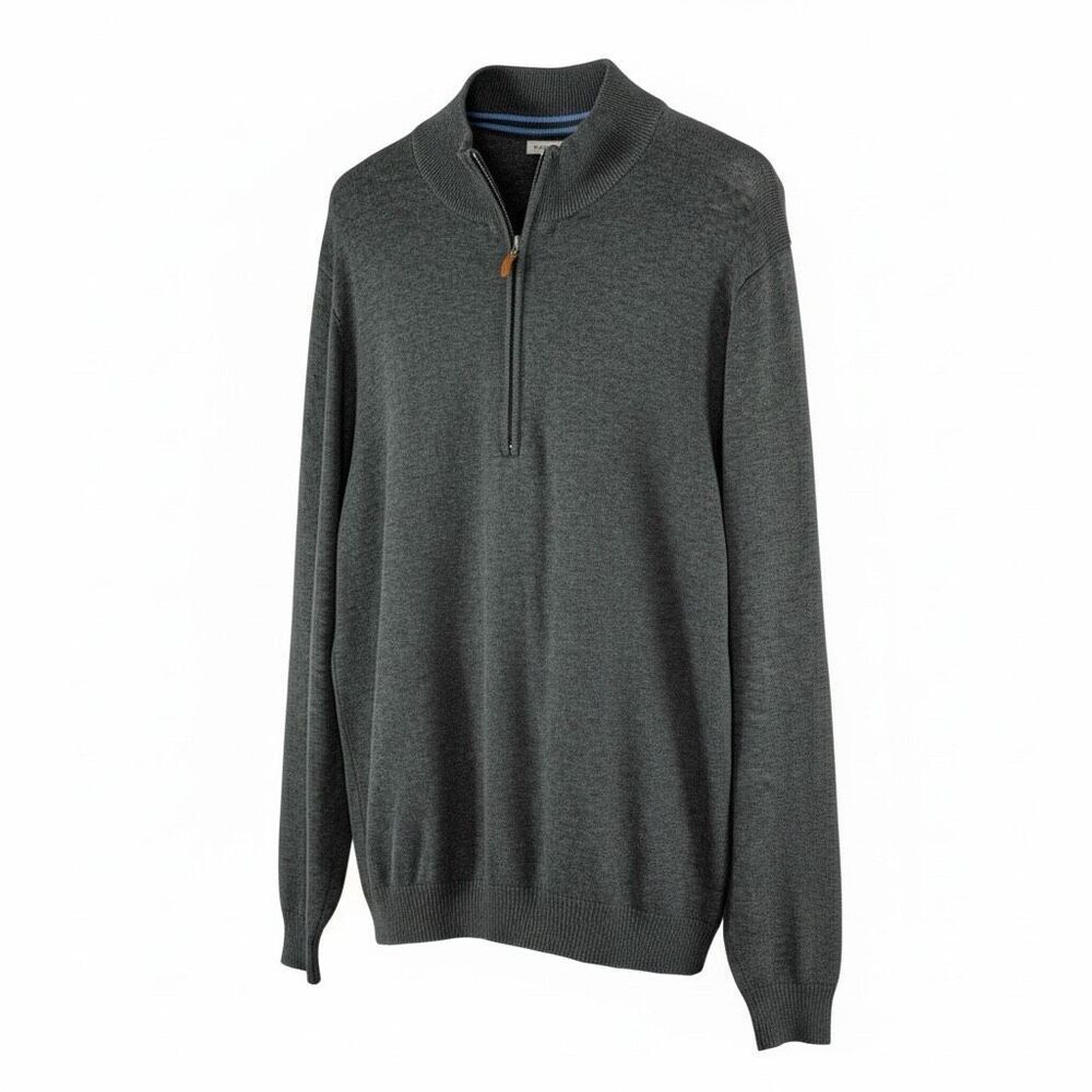 Neff Black Quarter Zip Sweatshirt Front Pockets - US Men’s Large
